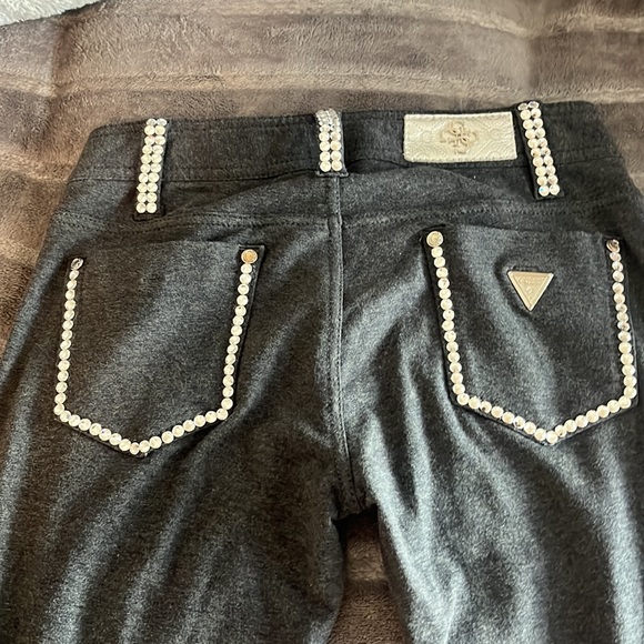 Gray stretchy pants Guess jeans size 24 - Picture 10 of 16